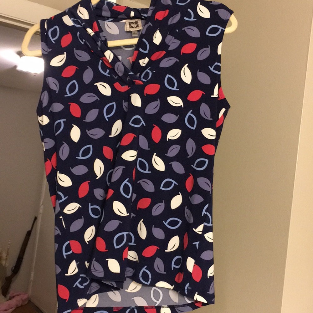 Sleeveless dressy/casual shirt